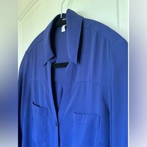 Express Portofino long sleeve work blouse